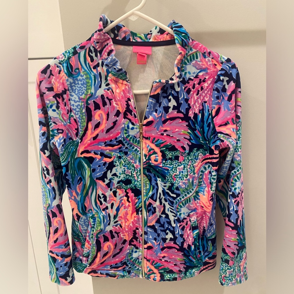 Lilly Pulitzer Kids Multicolor Zip-Up Top